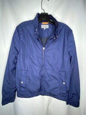Jack Spade Peyton Shell Jacket In Blue Size Medium